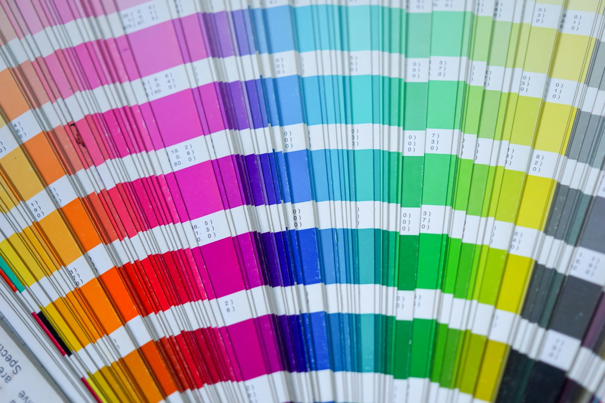 Campionario colori per personalizzazione